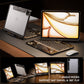 Transparent y2k Mechanical Style iPad Keyboard Case – 360° Rotatable,7-Color Backlight, Multi-Touch
