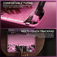 Y2K Pink Transparent iPad Keyboard Case – 360° Rotatable, 7-Color Backlight, Multi-Touch