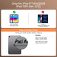 Transparent White Mechanical Style iPad Keyboard Case – 360° Rotatable,7-Color Backlight,Multi-Touch
