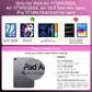 Y2K Pink Transparent iPad Keyboard Case – 360° Rotatable, 7-Color Backlight, Multi-Touch