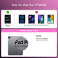 Y2K Pink Transparent iPad Keyboard Case – 360° Rotatable, 7-Color Backlight, Multi-Touch