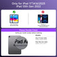 Y2K Purple Transparent iPad Keyboard Case – 360° Rotatable, 7-Color Backlight, Multi-Touch